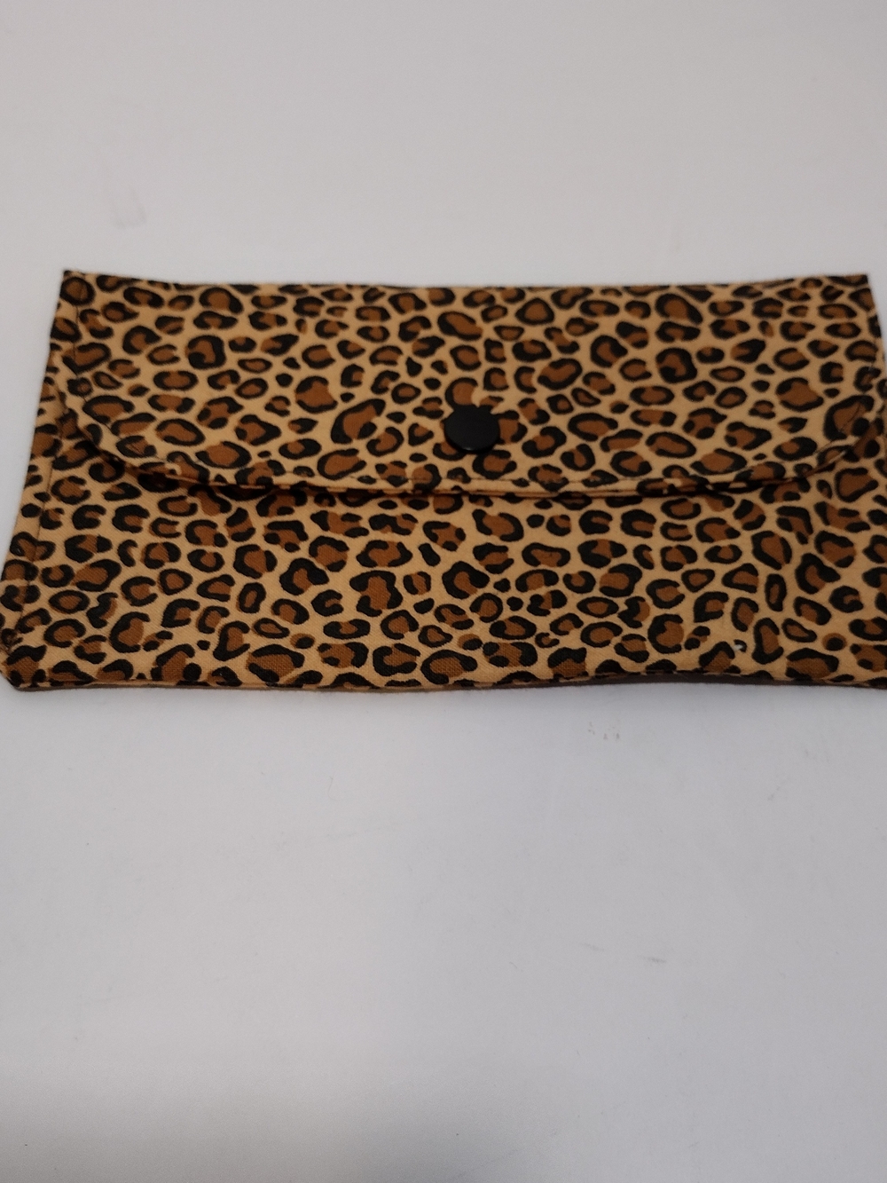 Handmade Leopard Print Fabric Pouch Set – 4 Pieces, Snap Closures - Picture 13 of 15